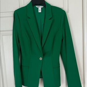 White House Black Market Vibrant Green Blazer
